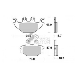 Fékbetét AP Racing LMP410 OR