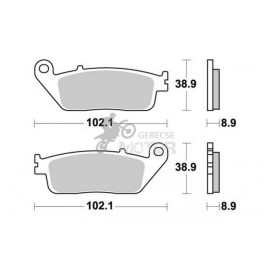 Fékbetét AP Racing LMP411 SM