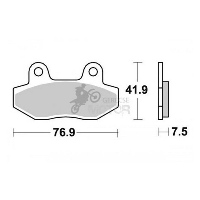 Fékbetét AP Racing LMP414 SR