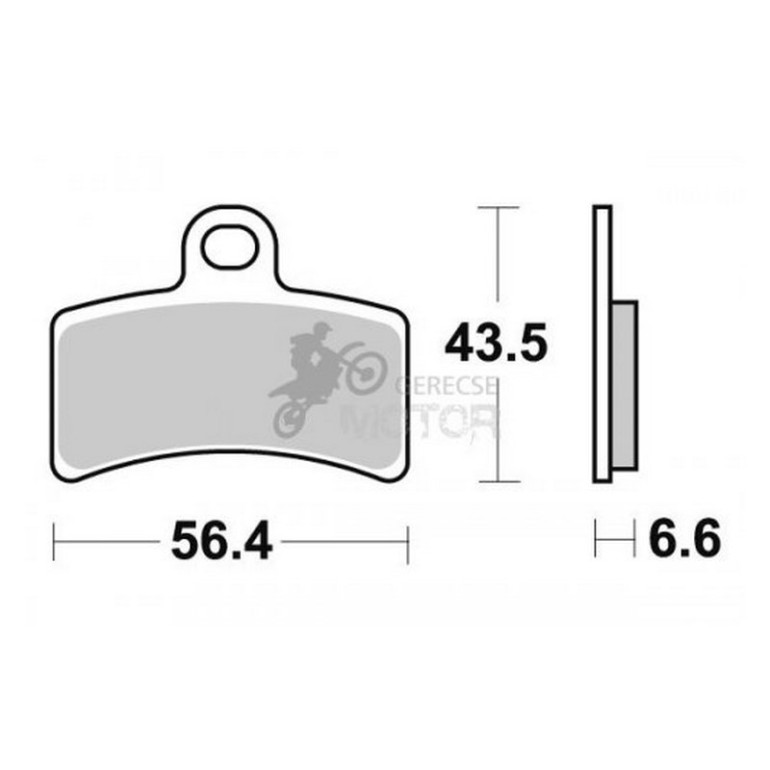 Fékbetét AP Racing LMP415 ST