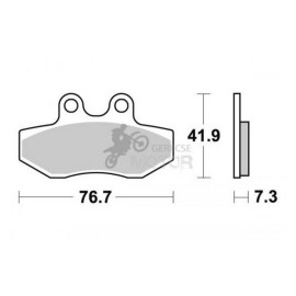 Fékbetét AP Racing LMP417 ST