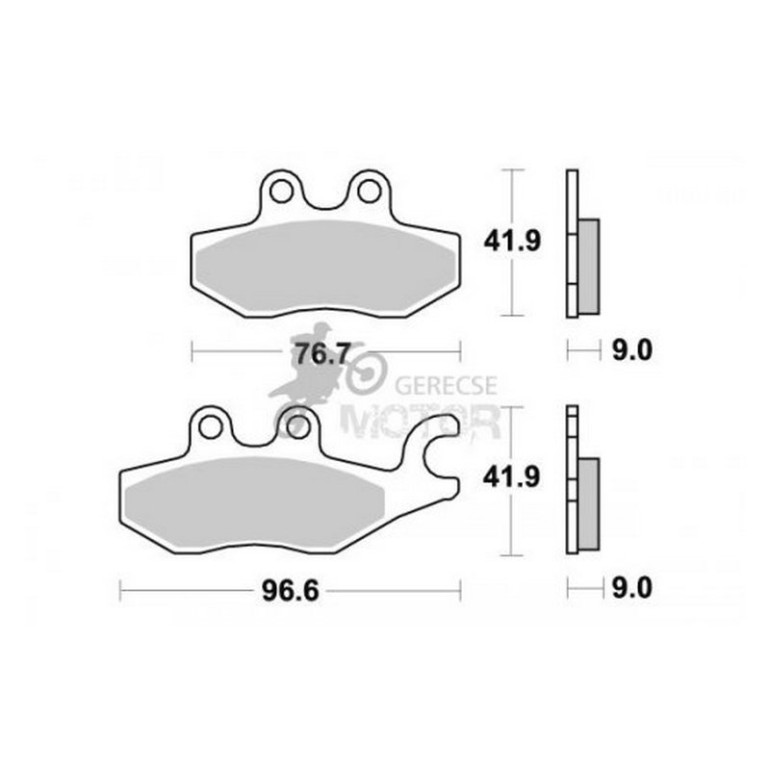 Fékbetét AP Racing LMP418 ST