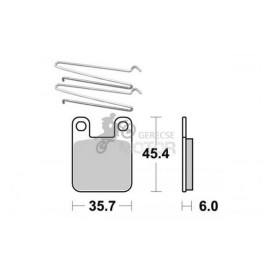 Fékbetét AP Racing LMP419 ST
