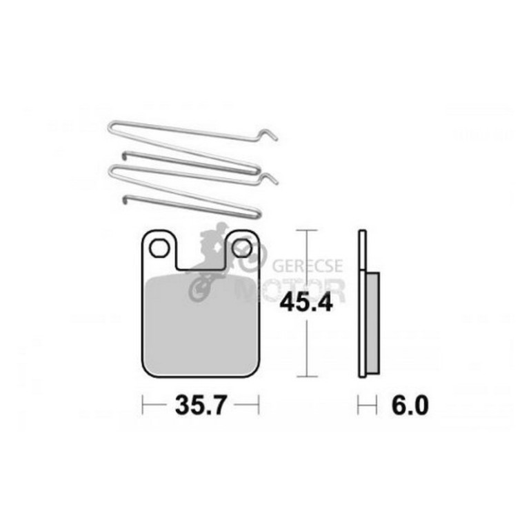 Fékbetét AP Racing LMP419 ST