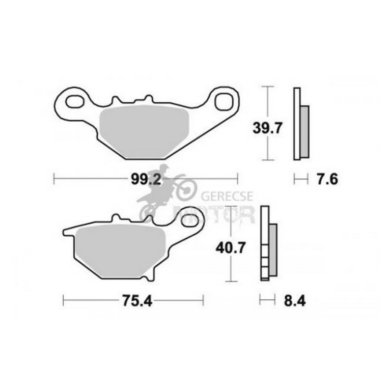 Fékbetét AP Racing LMP420 OR